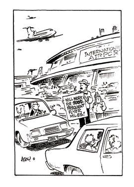 Frequent Flyer Funnies - Will Work for Miles